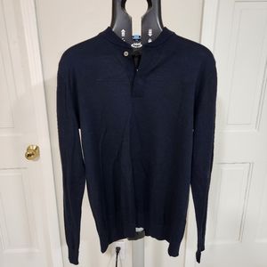 ZARA Men's Crew Neck Navy NWT Size L